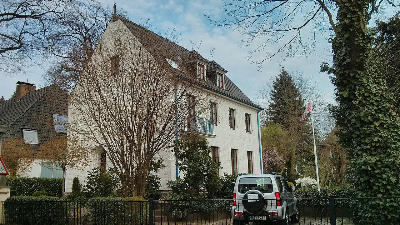 Wohnhaus an der Riensberger Straße in Bremen.